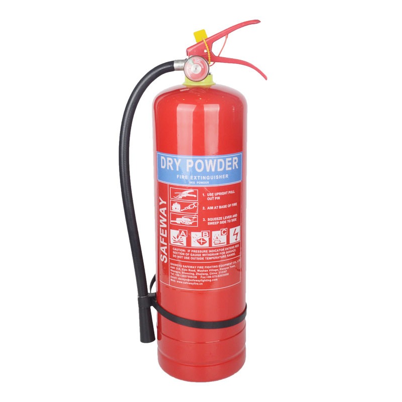 6kg Fire Suppression System 20% Bc Powder Fire Extinguisher St12 Steel