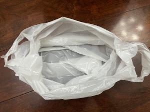 Quality Water Soluble PVA T Shirt Shopping Bag 25μM For Supermarket wholesale