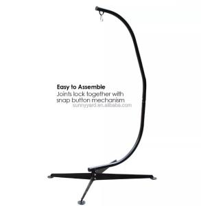 Quality General Outdoor Furniture Portable Steel Garden Hammock Swing Stand for Patio Camping wholesale