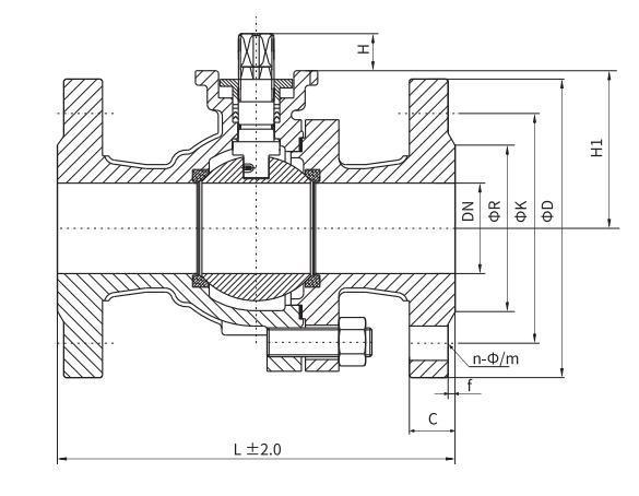 Control Ball Valve/Flange Connection/with Electric Actuator