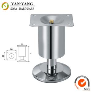 Quality 80mm high chrome metal furniture legs iron sofa legs cabinet legs SL-219 wholesale