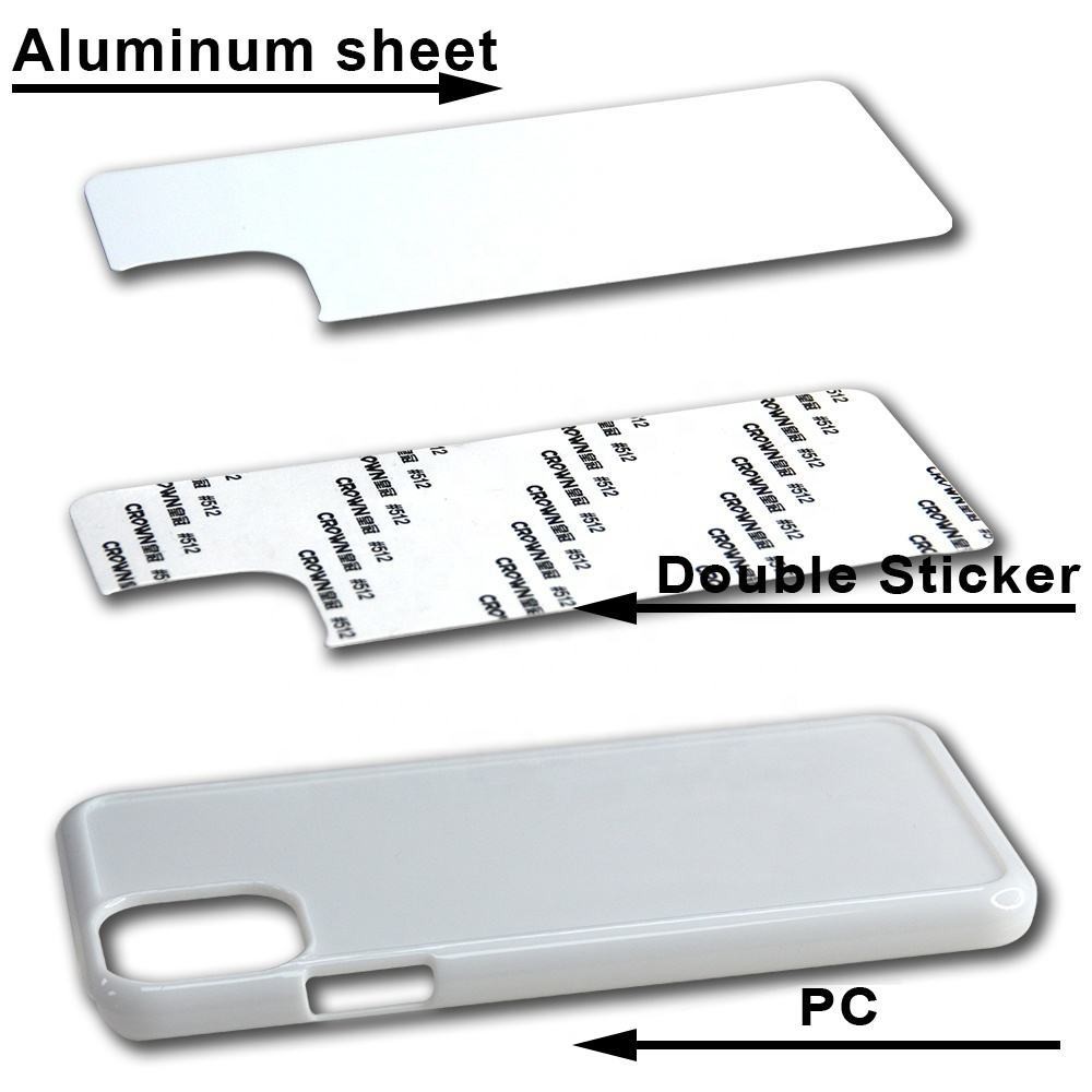 Sublimation Blank PC Mobile Phone Back Case For IPhone 13 14 15 16