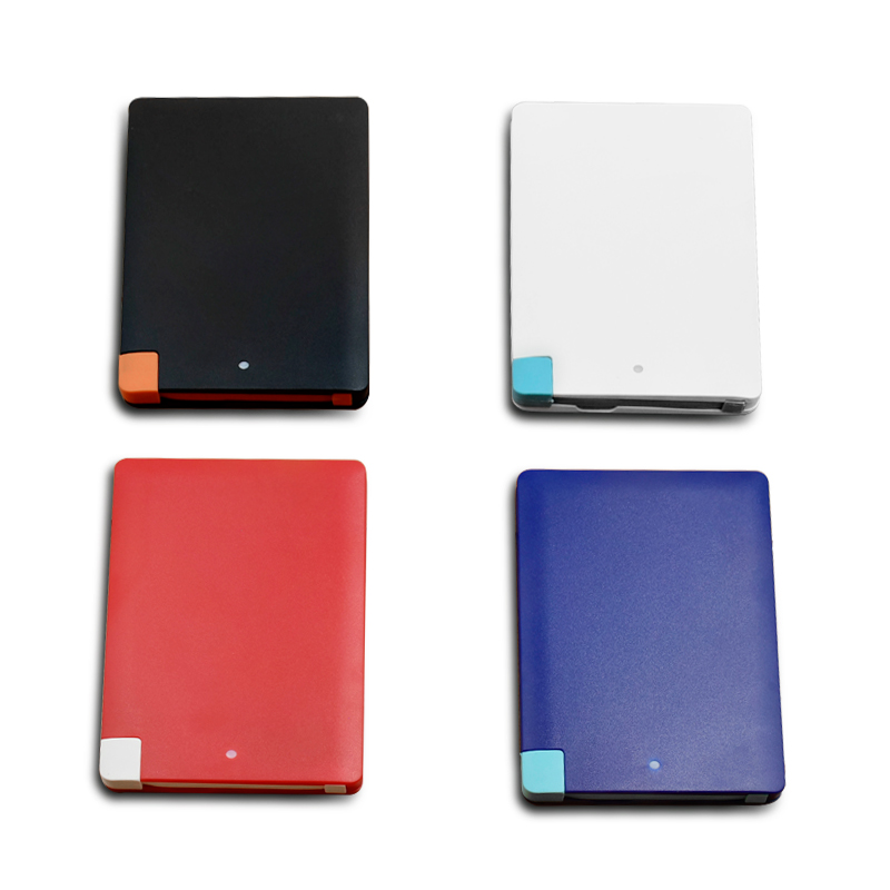 ABS 5V1A 2500mah 4000mah Credit Card Power Bank