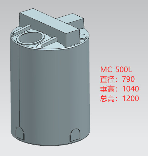 132 Gallons Custom Roto Moulding High Hardness 500 Liters