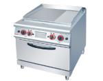 304 / 201 Stainless Steel Commercial Induction Griddle Cookware With Oven