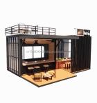 Aluminum Alloy Windows Prefabricated Shipping Mobile Coffee Shop Container Bar