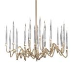Luxury Crystal Chandelier Living Room Dining Bedroom Gold Silver Chandelier (WH
