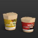 230gsm Eco Friendly Fast Food Packaging Pantone Color Food Packing Paper Bag