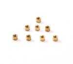 Injection Molding Brass Knurled Thread Insert Nuts Lead Free Copper