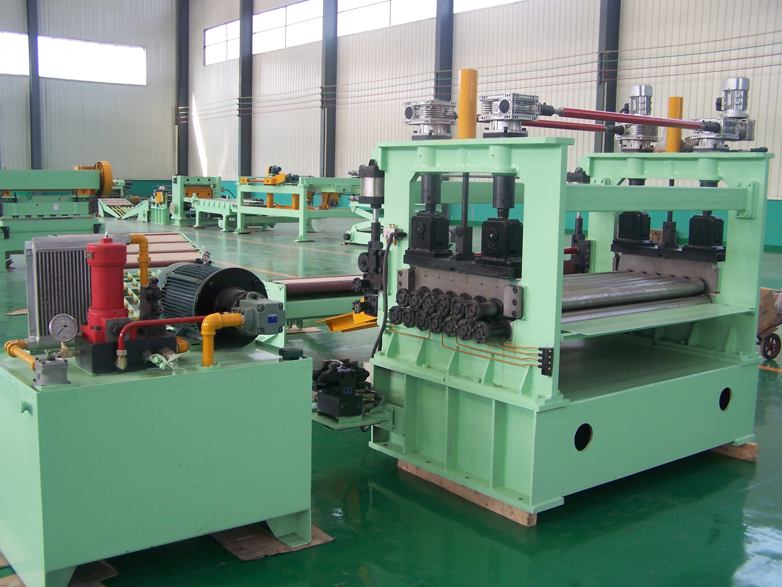 60KG Weight Steel Coil Flattening and Leveling Rewind Machine for Metal Sheet or Coils
