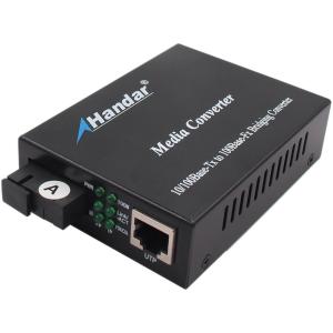 Quality IP30 Single-Mode SC Type Fiber Ethernet media converter 1310/1550nm wholesale