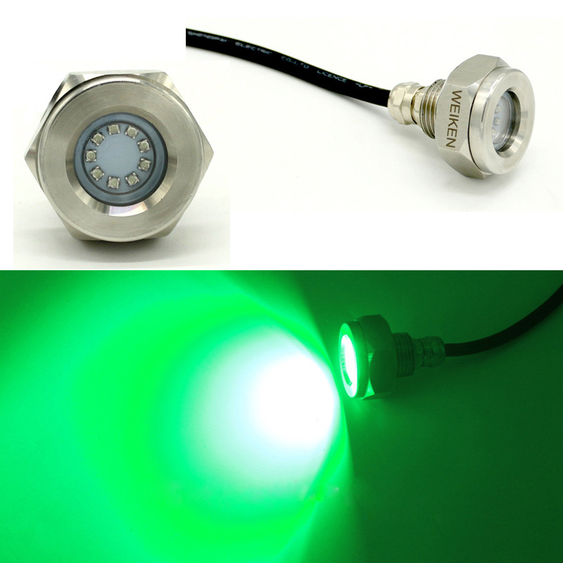 Waterproof IP68 27W Underwater LED Boat Lights
