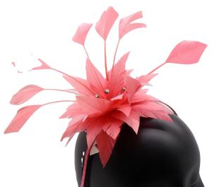Quality Trendy Stripped Goose Feather Flower Headband with International Shipping Services wholesale