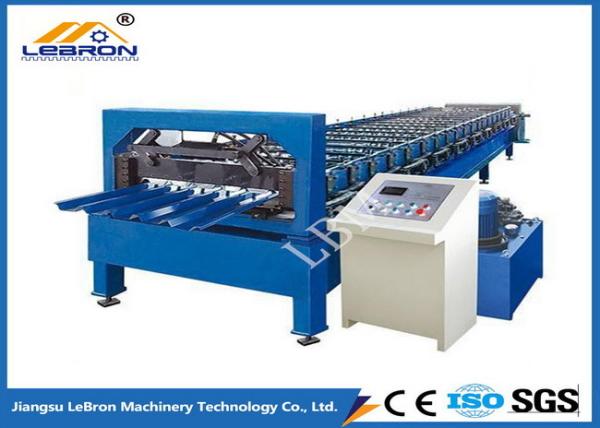 New YX35-125-750 color steel tile roll forming machine PLC controlled roof sheet
