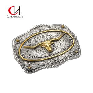 Quality Zinc Alloy Metal Plate Belt Buckles Thickness 4mm Anti Erosion wholesale