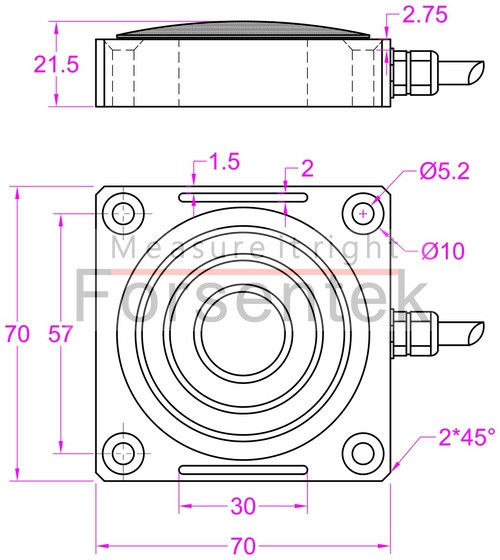 pedal load cell