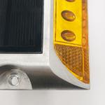 High brightness aluminum led cat eye solar road stud