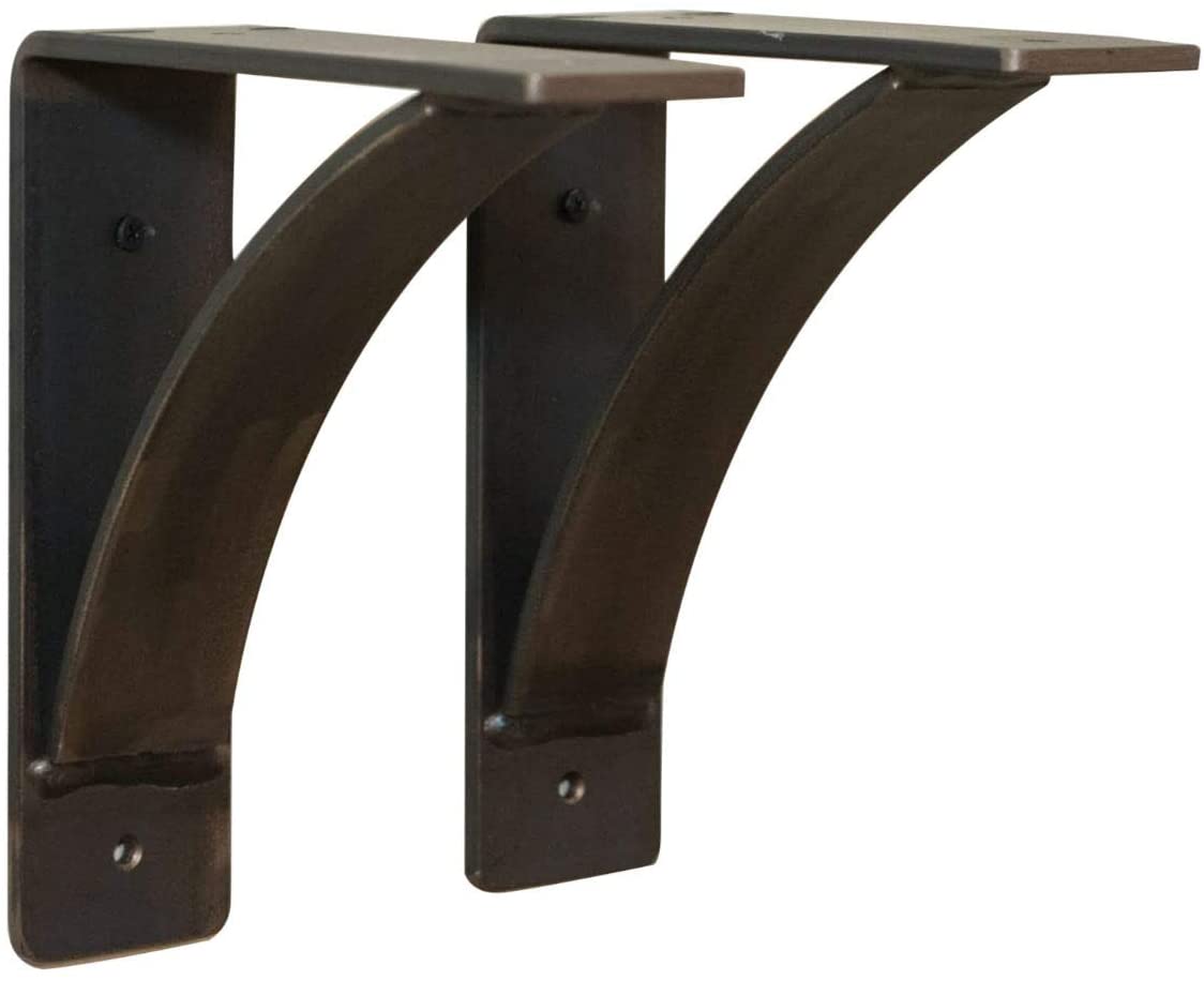 Hand Welded Steel Bracket Nonstandard Countertop Support Bracket for Fireplace Mantel