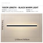 Bathroom Outdoor Waterproof LED Wall Lights Long 9w 11w 19w 24w AC85-265V