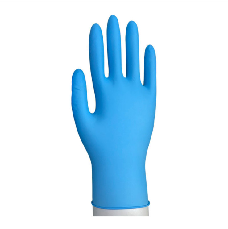 Customized S M L 3.5g Blue Medical Nitrile Gloves