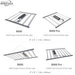640W Greenhouse Growing Lights IP65 Aluminum Grow Lights For Tomato Seedlings