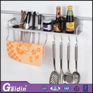 Quality Aluminum kitchen rack with 4 hooks wholesale