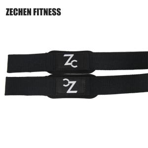 Quality Figure 8 Weightlifting Wrist Straps Black Gymnastic Fitness Thicker Cotton wholesale