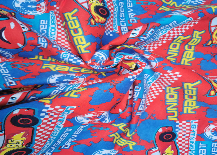 Printed Cotton Flannel Cloth 100% Cotton For Bedding soft handfeel