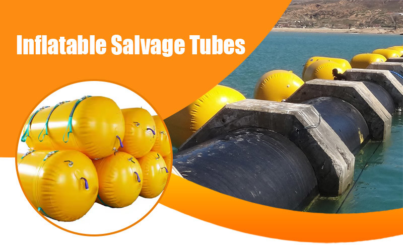 1.2m Inflatable Salvage Tube 10 Ton Lift Rapid Inflation Reinforced Nylon Shell