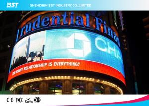 Quality Large Video SMD 3535 Curved LED Panel , 8mm Led Screen for Outdoor Wall advertising wholesale