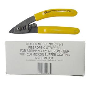 Quality Small Size 2 Holes Fiber Optic Cable Tools Stripping Tool 165mm Length Yellow Handle wholesale