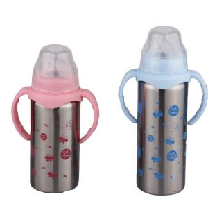 Quality Eco Friendly 8oz Baby Stainless Steel Kids Bottles BPA Free wholesale