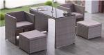 PE Rattan chair patio Backyard table and chairs Leisure Aluminium Outdoor Garden