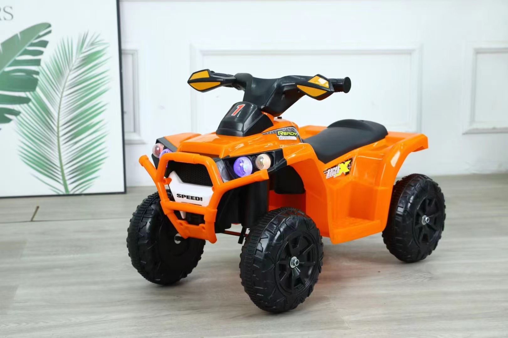 Age Range 2 to 4 Years Plastic Ride On 6V Electric Car Toys with Lighting and Music