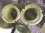 Pressure Rating 50psi Customized Flange FRP With Flanged Connection