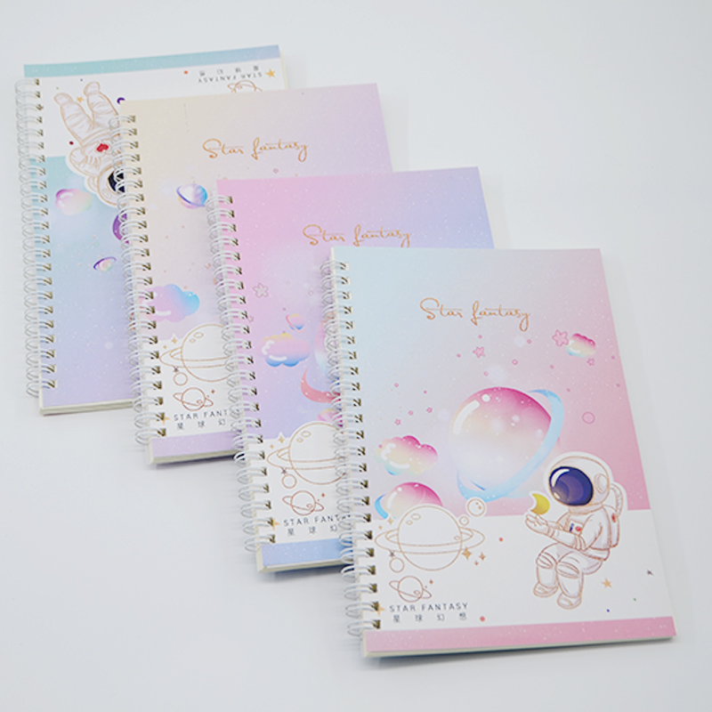 Customized School Student Environmentally Spiral Hardcover Nurses Notebook Professional Notebook Journal