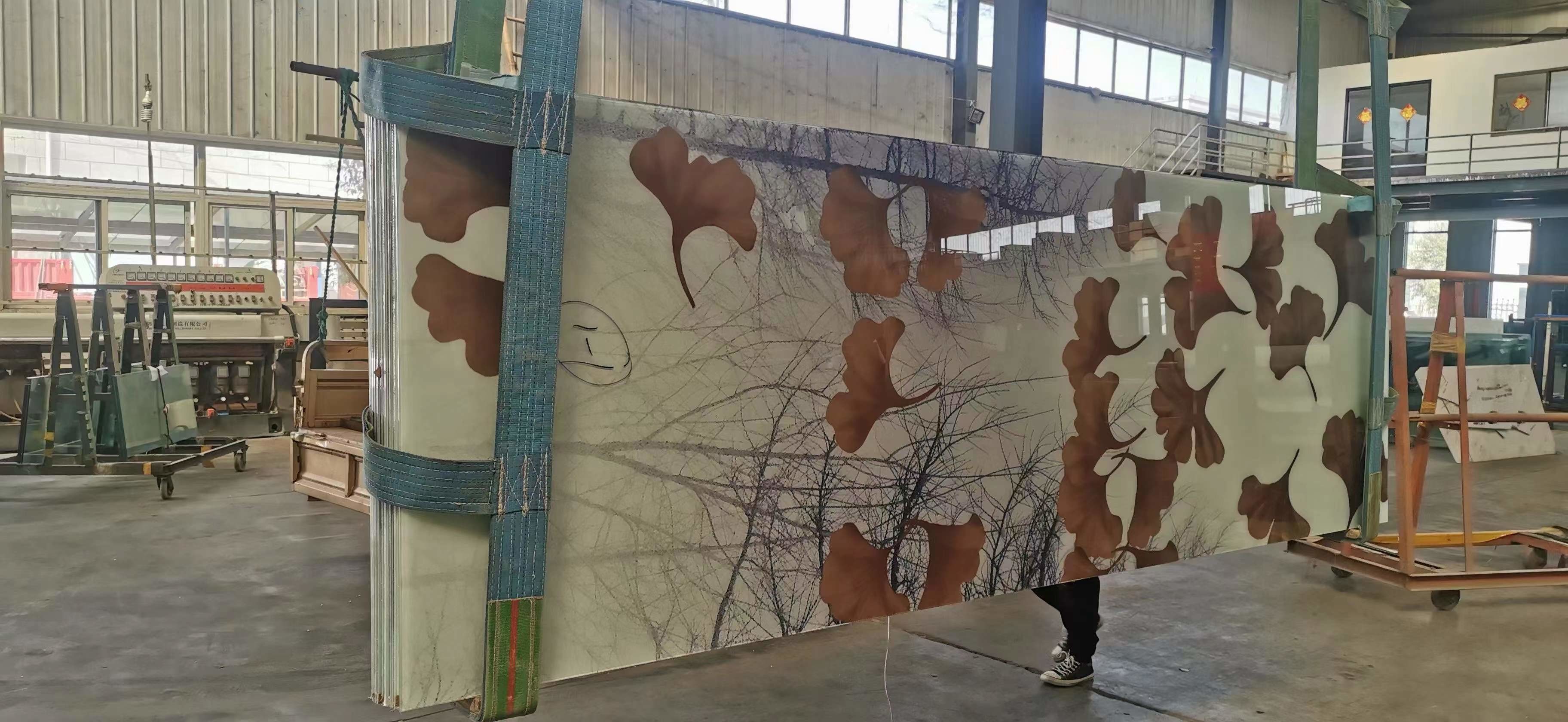 Customizable Decorative Digital Printing Glass For Wall