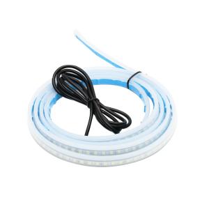 Quality 2pcs 12V Flexible Waterproof Car Headlight LED Tube Strip Turn Signal Brake Flow Guide Lights DRL wholesale