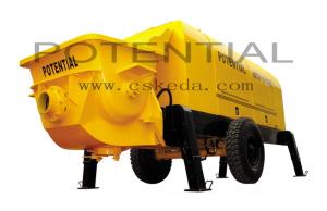 Quality HBT80.13.130RS Diesel Concrete Pump 13/8 Pumping Pressure wholesale