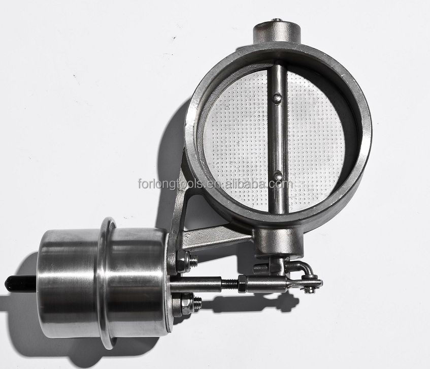 Universal Year Stainless Steel Exhaust Cutout Valve Set with Vacuum Actuator 2.5" Pipe Open and Close Universal Car Make