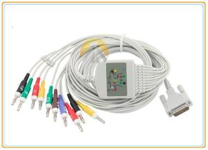 Quality Schiller EKG ECG Patient Cable With 10 Leadwires 4.0 Banana High Flexibility wholesale