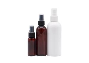 Quality 30ml 100ml White Cosmetic Bottle Packaging 120ml Amber Plastic Fine Mist Spray Bottle wholesale
