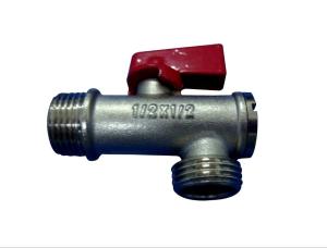 Quality Bathroom Three Way Plumbing Valves , Globe Angle Valve Fro Oil wholesale