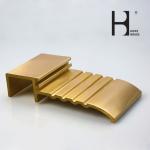 Antislip Brass Stair Nosing for Decking Brass Antislip Stair Strip brushing