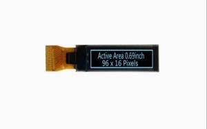 Quality 0.69 Inch White/Blue/Green/Yello OLED Display 96X16 Resolution 14-Pin Welding OLED Module Monochrome Small Size wholesale