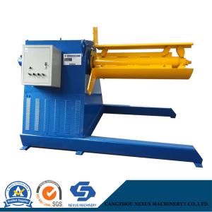 Quality Full-Automatic Steel Coil 8 Ton Hydraulic Decoiler / Uncoiler with Coil Car wholesale