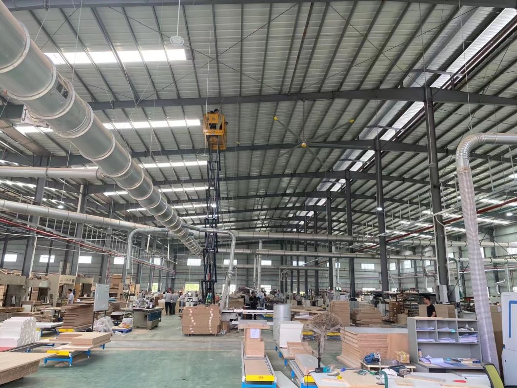 3m (10FT) Hvls Industrial Indoorr Exhaust Ceiling Fan with Pmsm Motor
