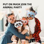 Animal Felt Masks DIY Craft Kits 8 Pcs For Girls Birthday Party Favors