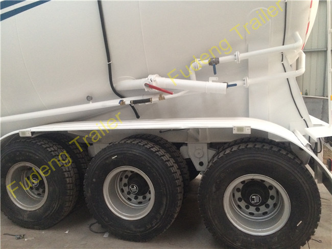 30tons to 80tons bulk cement tanker trailer for carrying bulk cement , coal ash