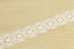 45mm Width Guipure Lace Trims , Multiapplication Floral Lace Ribbon